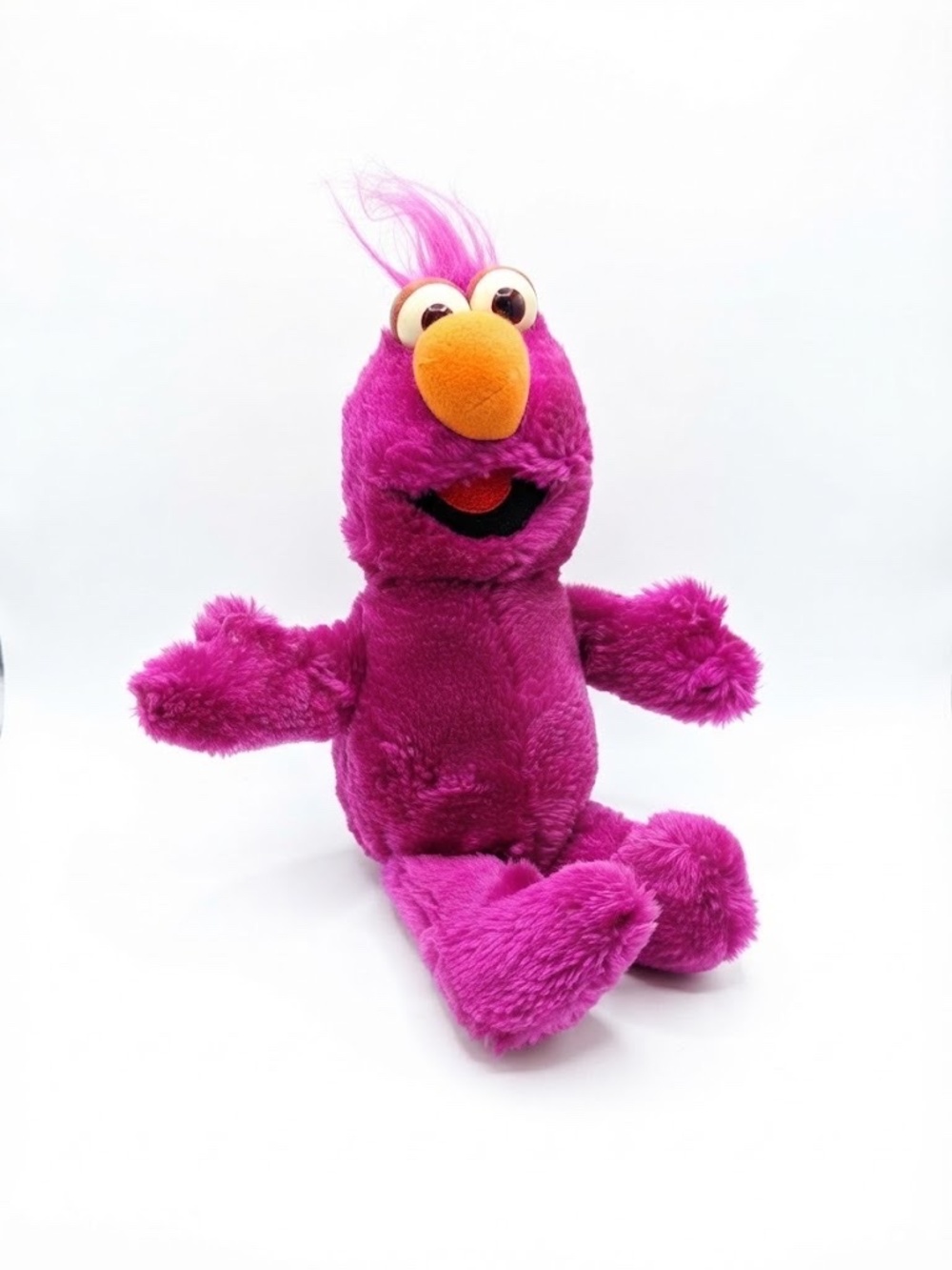 Vintage 1988 Applause Telly Monster Plush - Sesame Street Jim Henson Stuffed Toy